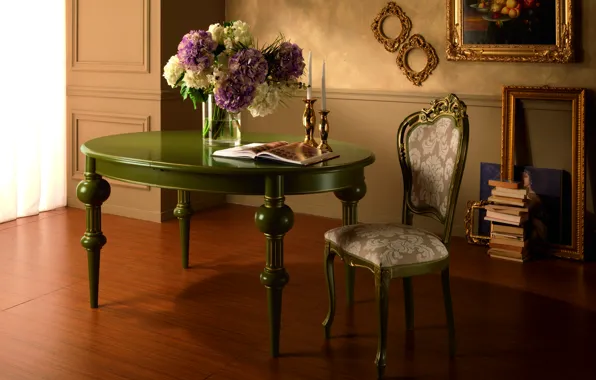 Table, chair, classic, tomassi, classic interior