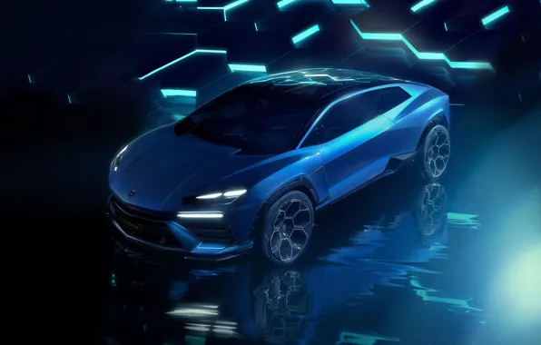 Picture Lamborghini, electric car, Lamborghini Lanzador Concept, Thrower