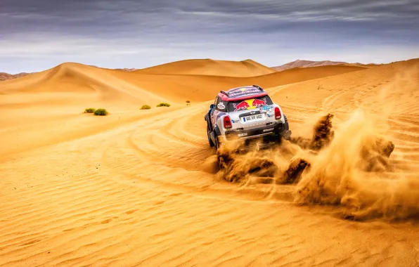 Sand, Mini, Sport, Desert, Speed, Rally, SUV, Rally