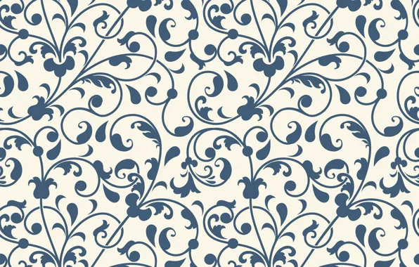 Vector, texture, floral, seamless background