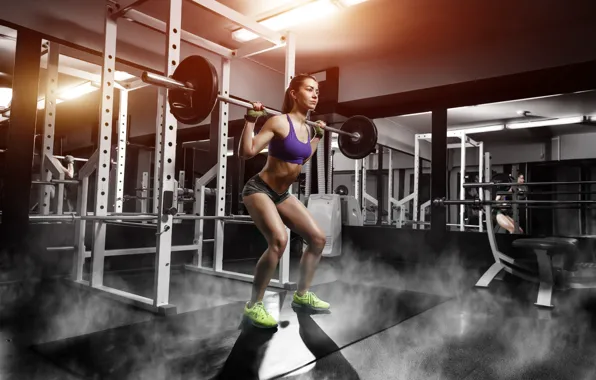 Legs, brunette, fitness, gym