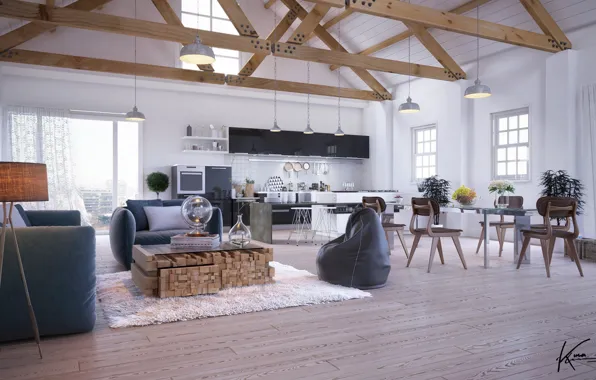 Design, interior, the room, interior modeling & visualization, pan