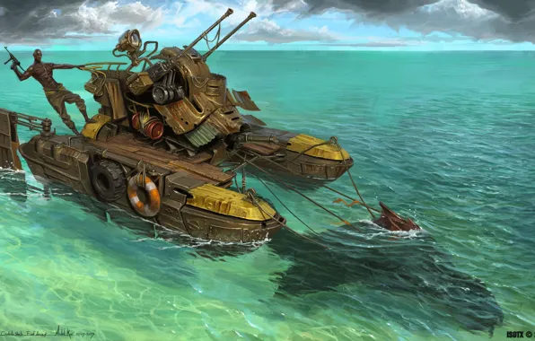 Weapons, animal, catamaran, Warlord, March of War, Sealrider