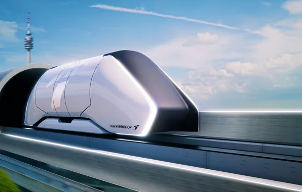 Hi-tech, magnetic levitation, TUM Hyperloop