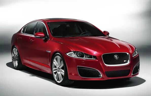 Picture auto, red, Jaguar