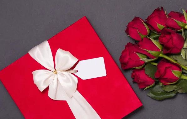 Love, gift, roses, bouquet, red, red, love, flowers