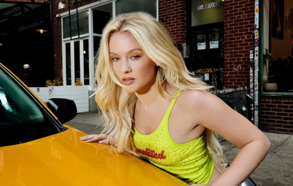 Auto, look, figure, blonde, singer, Zara Larsson, Zara Larsson, actress
