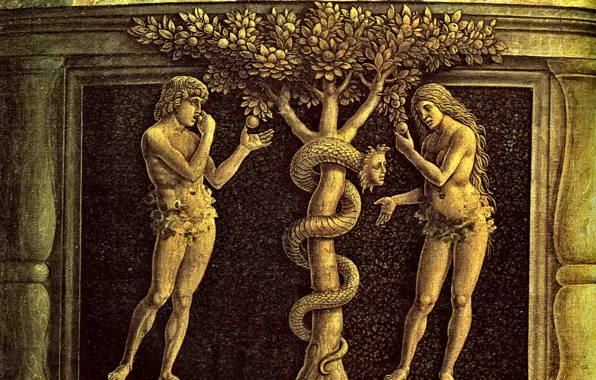 Andrea Mantegna, Detail, The Virgin, 1496, Victory