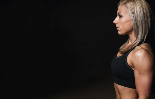 Picture blonde, fitness, training