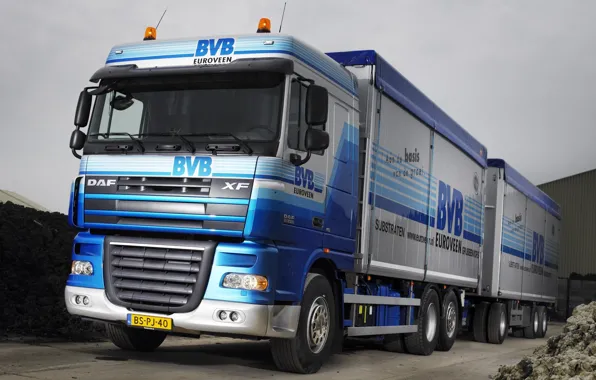 Picture Truck, Wallpaper, Truck, The trailer, Tractor, DAF, Trailer, Ixef