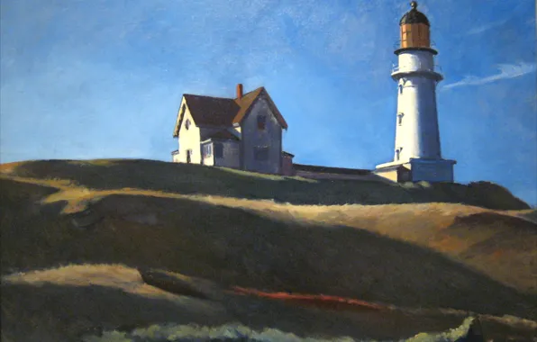 Picture 1927, Edward Hopper, Lighthouse HIll