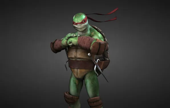 The dark background, Rafael, TMNT, Raphael, Teenage Mutant Ninja Turtles, teenage mutant ninja turtles