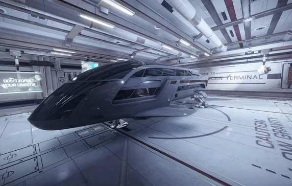 Spaceship, bunker, Elite: Dangerous