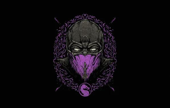 Minimalism, Style, Logo, Background, Mask, Logo, Fighter, Art