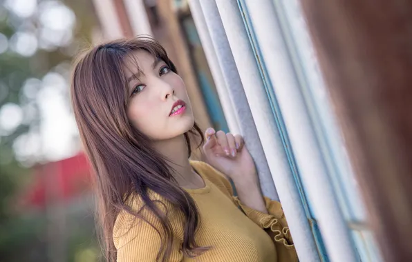 Look, girl, hair, Asian