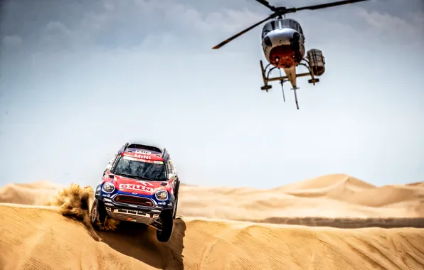 Sand, Auto, Mini, Sport, Desert, Machine, Helicopter, Race