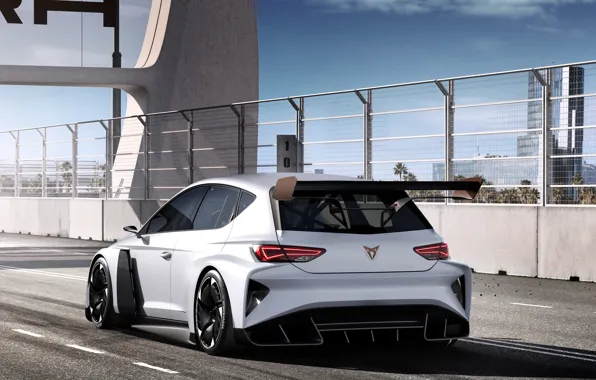 Rear view, 2018, Seat, Cupra, E-Racer