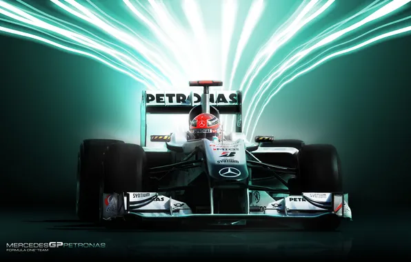 Picture Formula-1, Mercedes GP, Michael Schumacher, Schumacher, Bolid