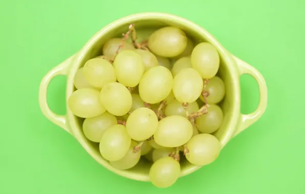Picture grapes, Cup, Green cubed