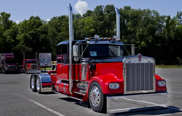 Custom, truck, kenworht
