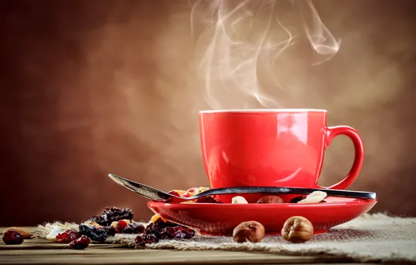Picture coffee, mug, spices, Usova Anna