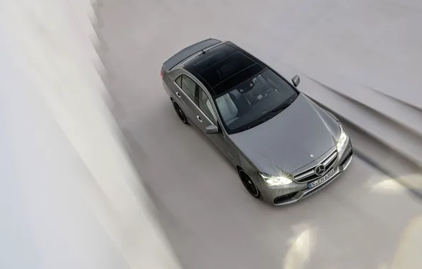Mercedes-Benz, Auto, Mercedes, Light, Grey, Sedan, Lights, in motion