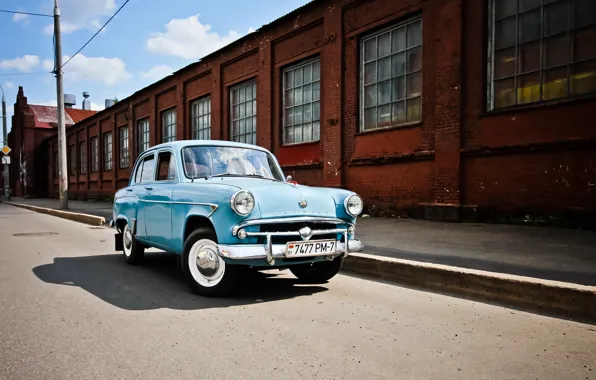 Picture machine, background, Moskvich 403