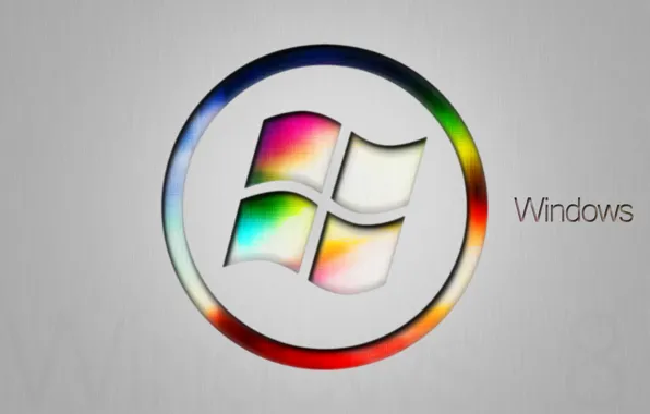Computer, color, logo, ring, emblem, windows, operating system