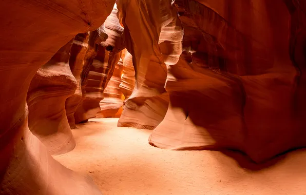 Picture sand, nature, rocks, texture, USA, Antelope canyon
