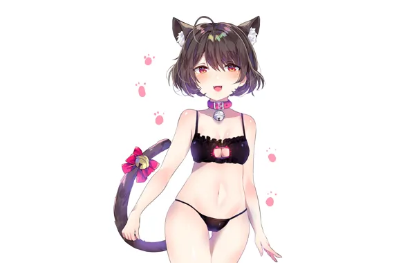 Girl, sexy, lingerie, bra, cleavage, panties, boobs, anime