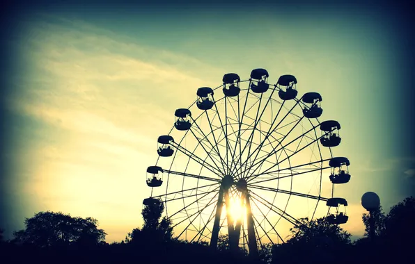 Picture summer, wheel, Kerch