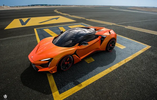 Auto, Road, Machine, Asphalt, Orange, Rendering, Supercar, Concept Art