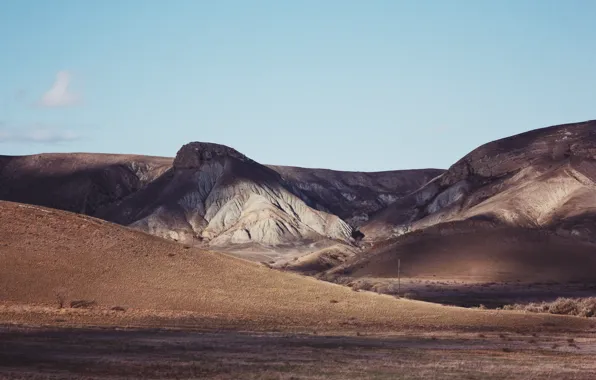 Mountains, shadows, Crimea