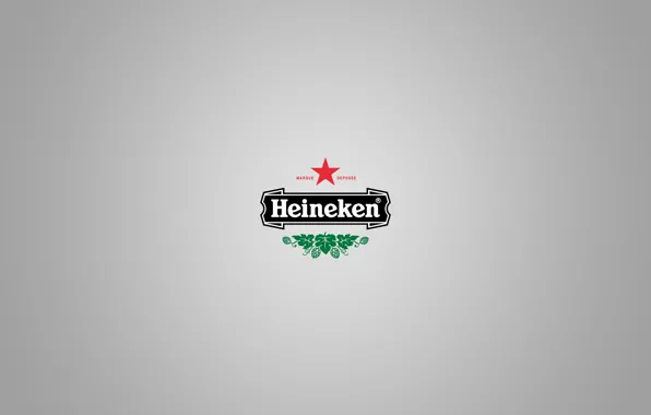 Style, beer, minimalism, logo, logo, heineken, minimalism, style