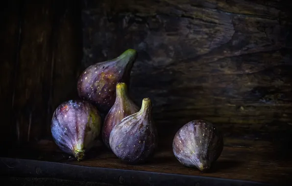Picture macro, fruit, fruit, figs