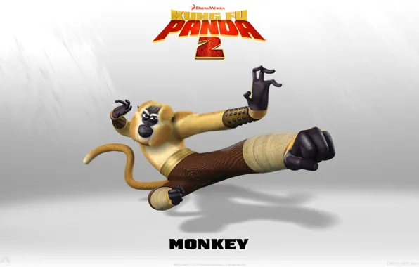 Monkey, weapon, kung Fu, Kung fu Panda, kung Fu Panda 2