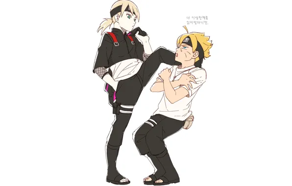 Children, anime, art, Naruto, boys, Boruto