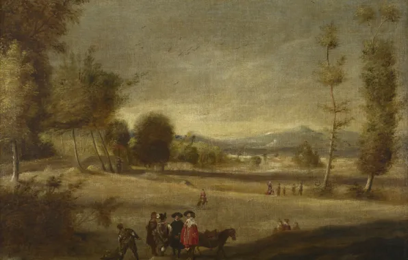 Picture picture, Landscape with Figures, unknown author