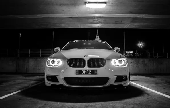 BMW, BMW, white, white, convertible, E93, The 3 series, 330d