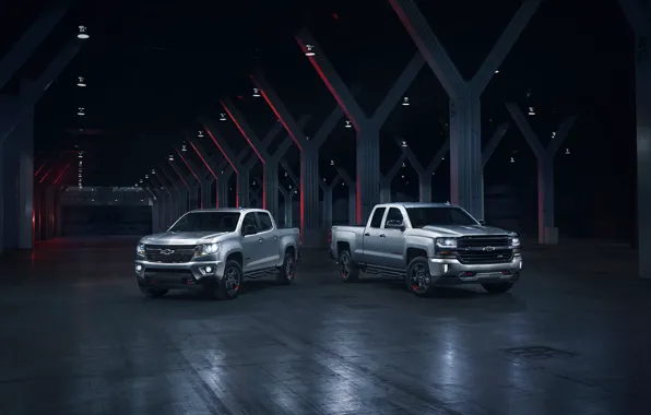 Chevrolet, jeep, SUV, pickup, Colorado, Silverado
