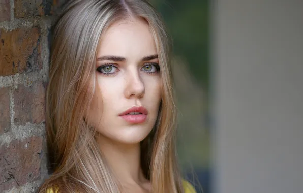 Look, girl, model, portrait