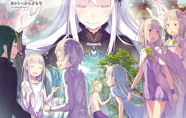 Anime, art, characters, From scratch, Re: Zero Kara Hajime Chip Isek Or Seikatsu