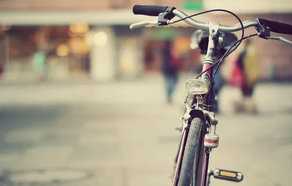 Bike, the city, street
