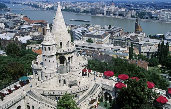 River, panorama, Hungary, Budapest, The Danube