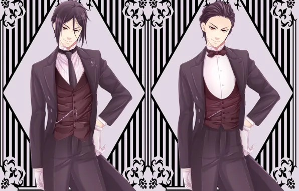 Strip, sebastian, Kuroshitsuji, Sebastian Michaelis, Dark Butler, by namisiaa