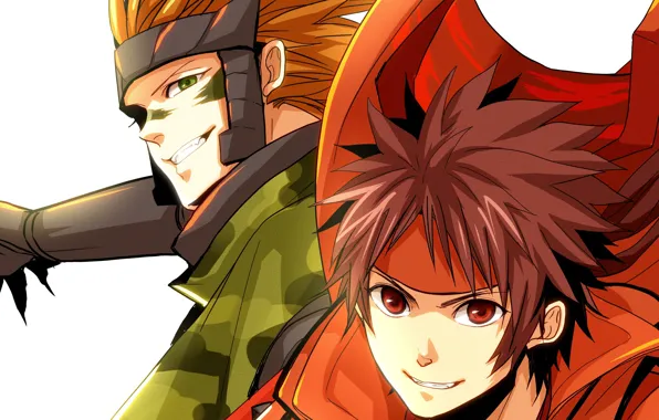Anime, guys, two, Sengoku Basara, The Era Of Unrest