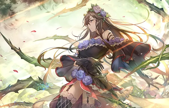 Picture girl, pose, anime, Granblue Fantasy