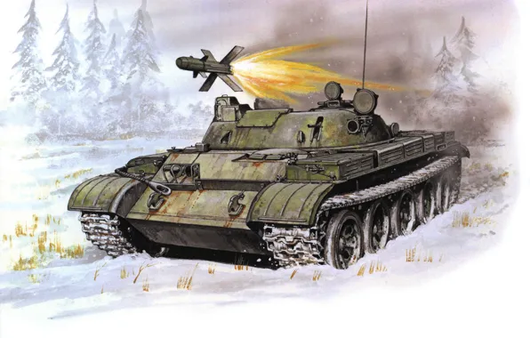 Rocket, tank, rocket, Soviet, anti-tank, "The object 150", 3М7 "Dragon". Chief designer L. N. Kartsev, …