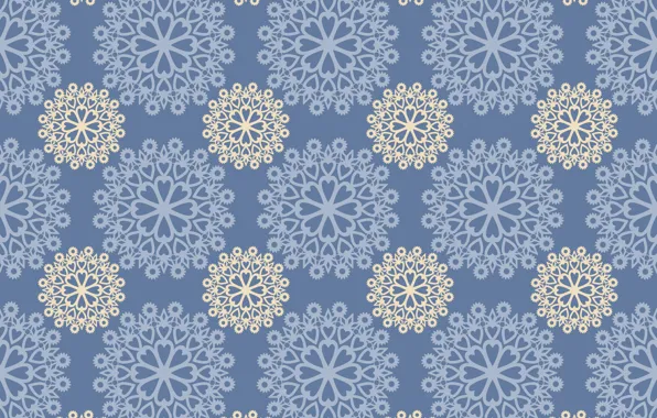 Pattern, texture, ornament, blue background