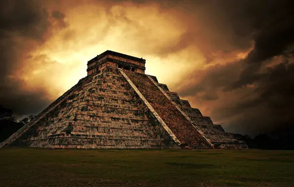 Maya, pyramid, Maya Pyramid